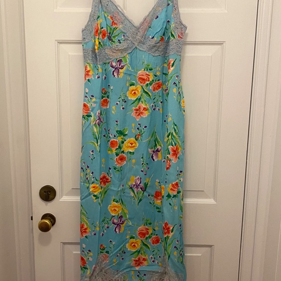 VINTAGE label  'TRASHY LINGERIE' MAXI  SUMMER DRESS  SIZE LARGE - Picture 3 of 3